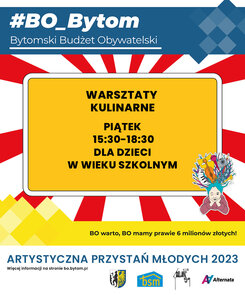 „Artystyczna Przystań Młodych” 2023 Warsztaty kulinarne