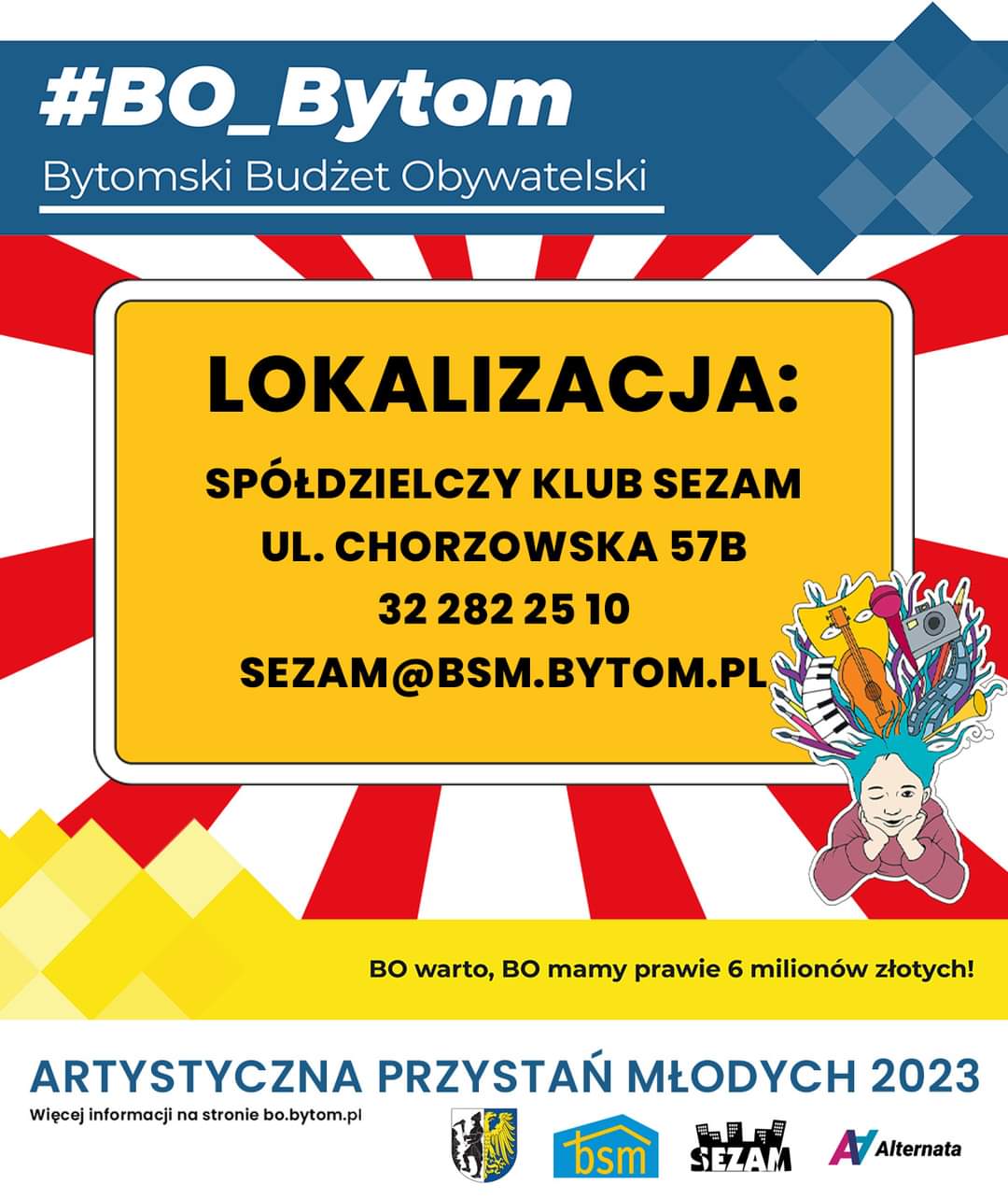 „Artystyczna Przystań Młodych” 2023 Spółdzielczy Klub Sezam